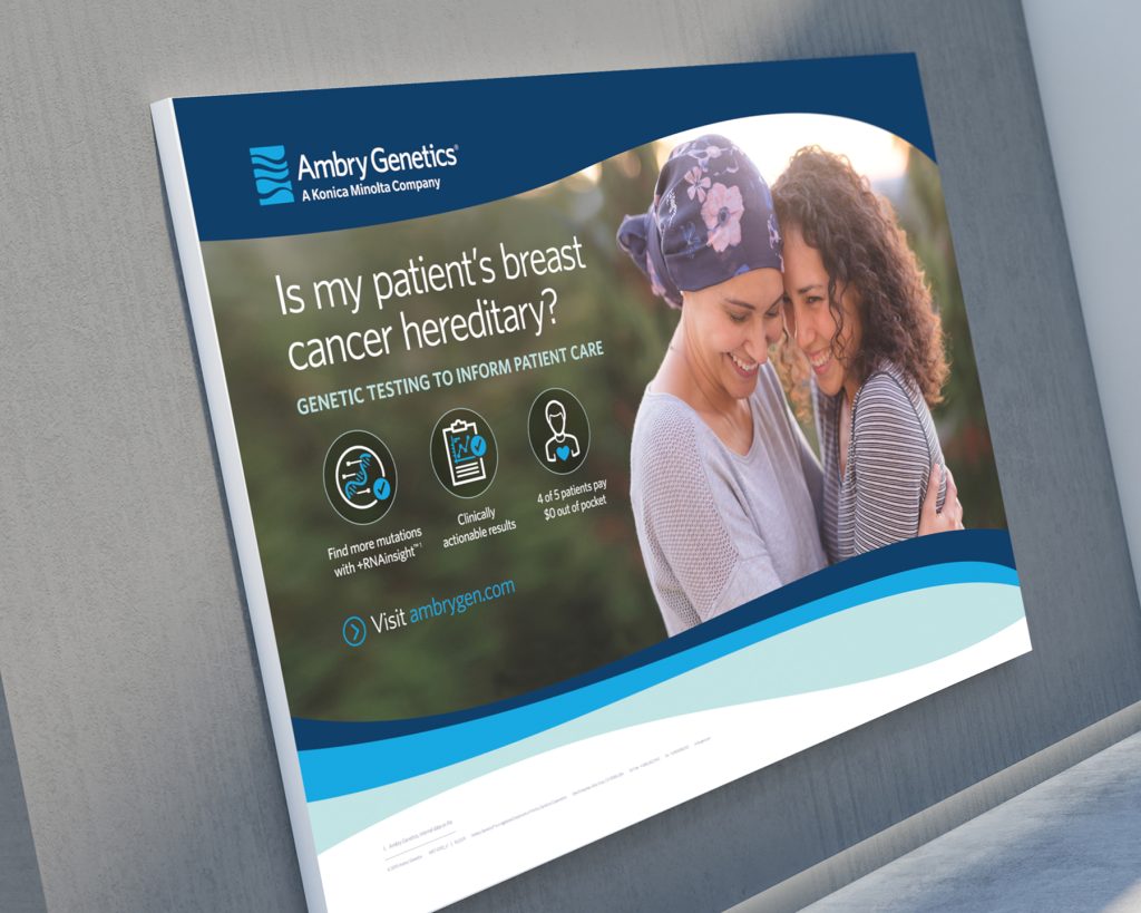 Life Sciences tradeshow booth design for Ambry Genetics