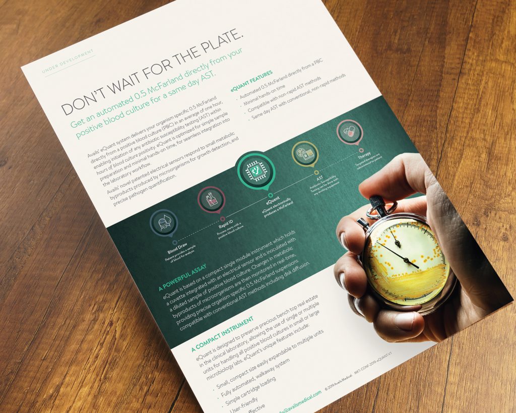 Life Sciences white paper design for Avails Medical